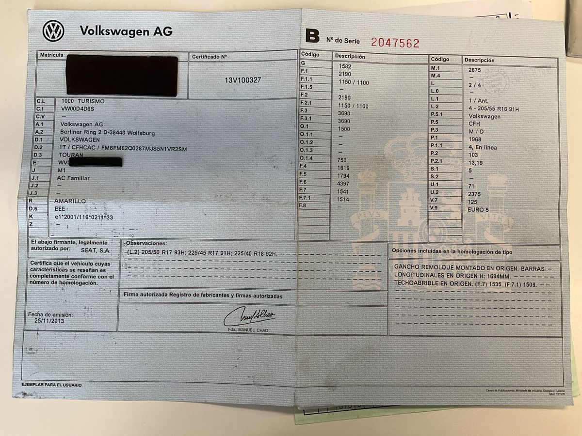 Volkswagen Touran d'occasion
