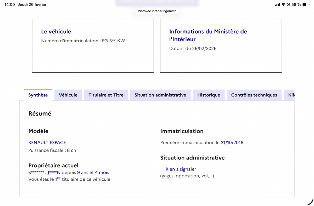 Renault Espace d'occasion