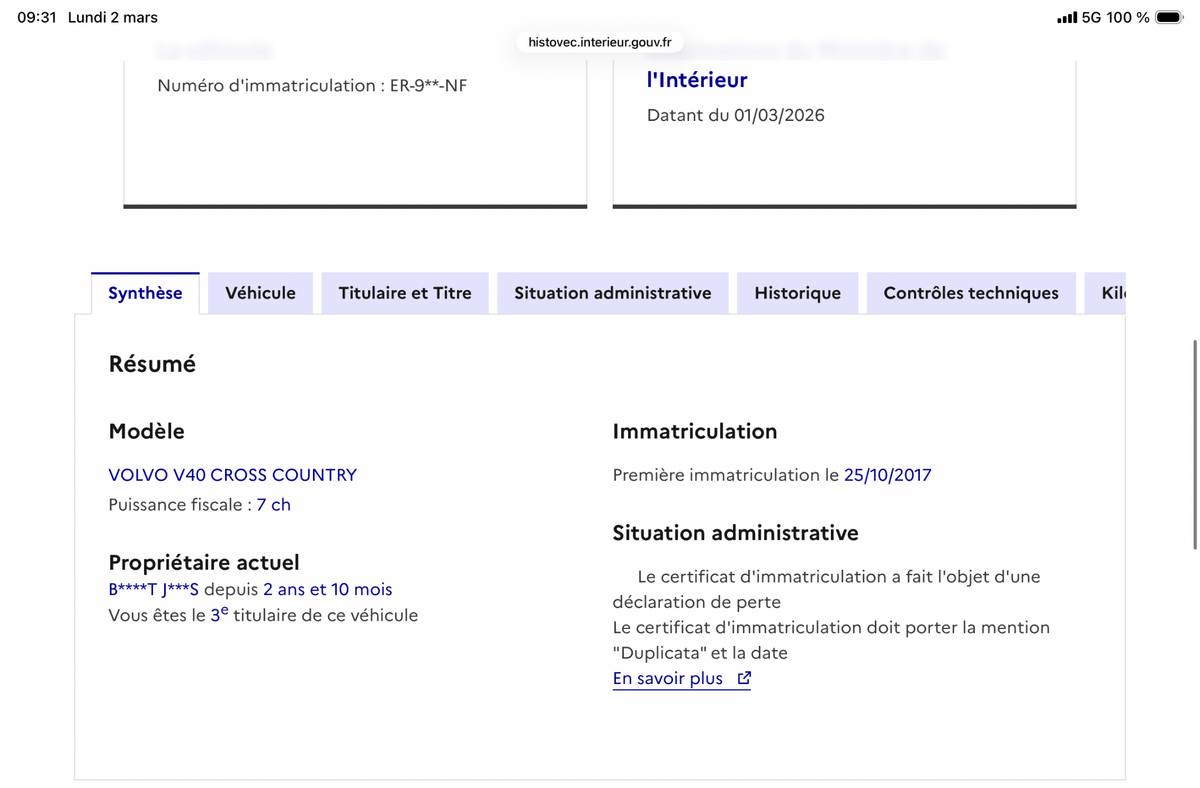 Volvo V40 d'occasion