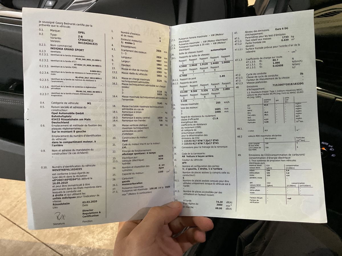 Opel Insignia d'occasion