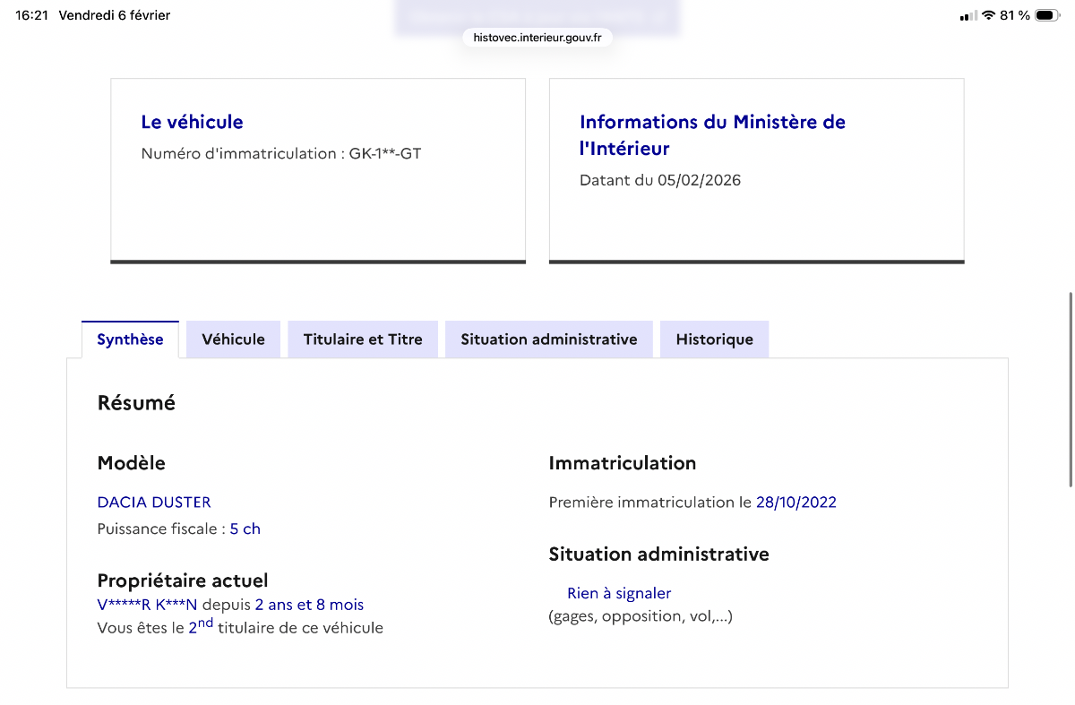 Dacia Duster d'occasion