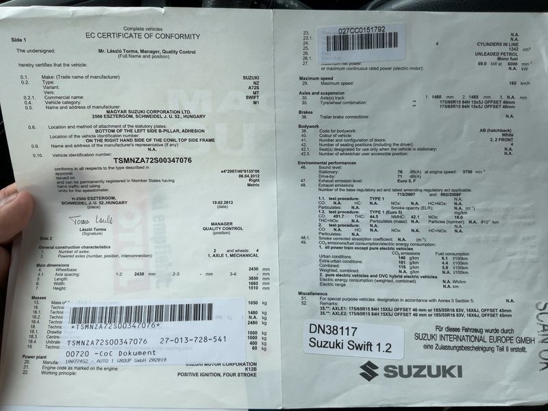 Suzuki Swift 1.2 Basic — zdjęcie 16