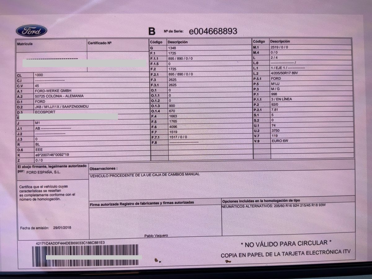 Ford EcoSport d'occasion