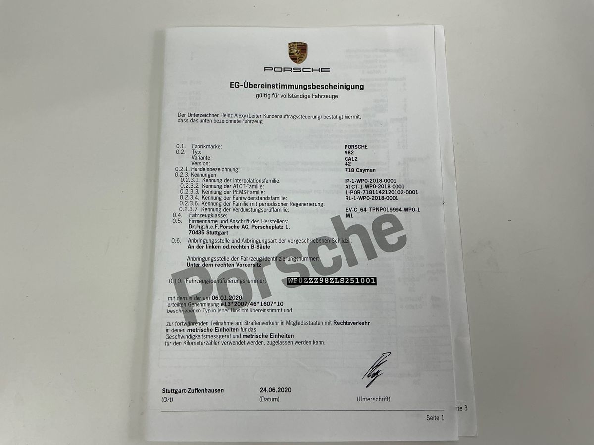 Porsche 718 d'occasion