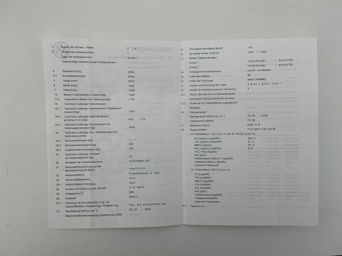 Volkswagen Polo 1.0 Comfortline