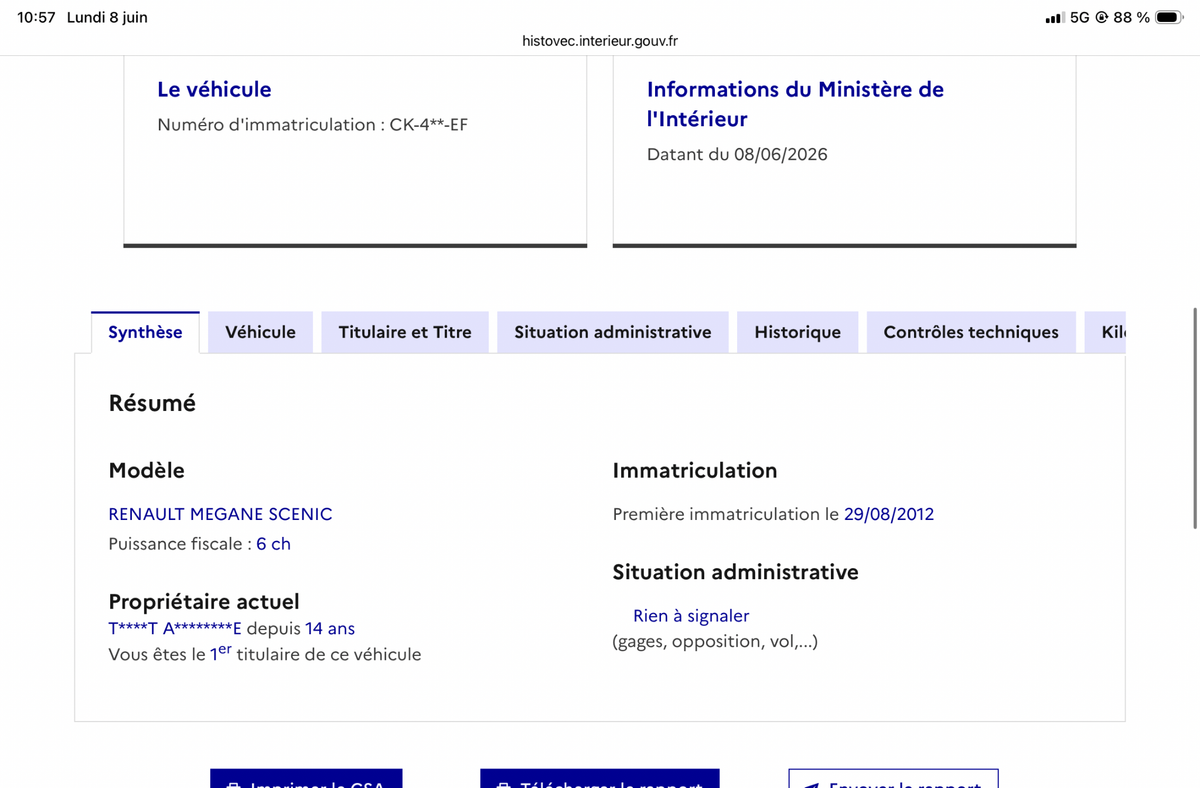 Renault Scenic d'occasion