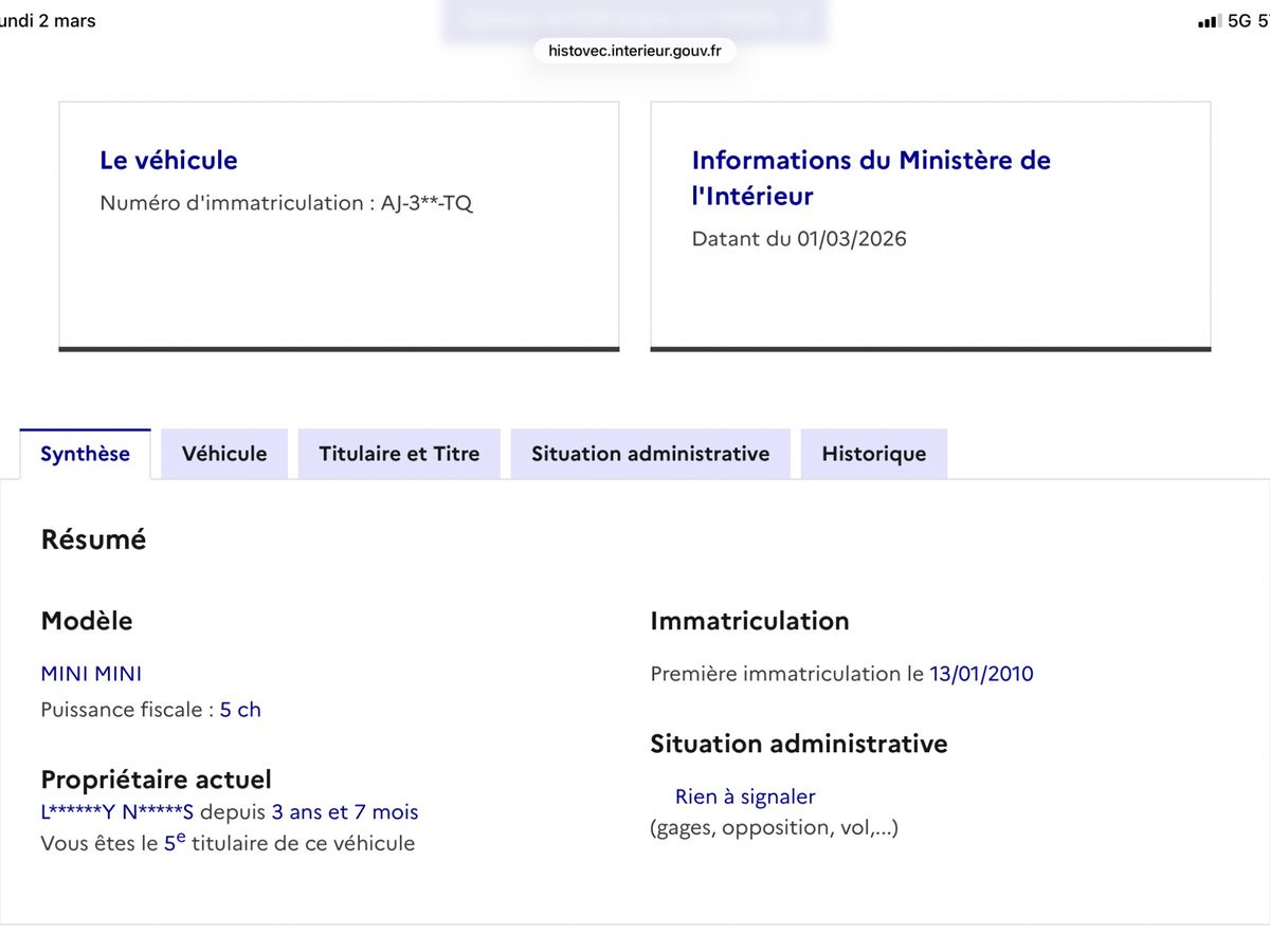 MINI Cooper d'occasion