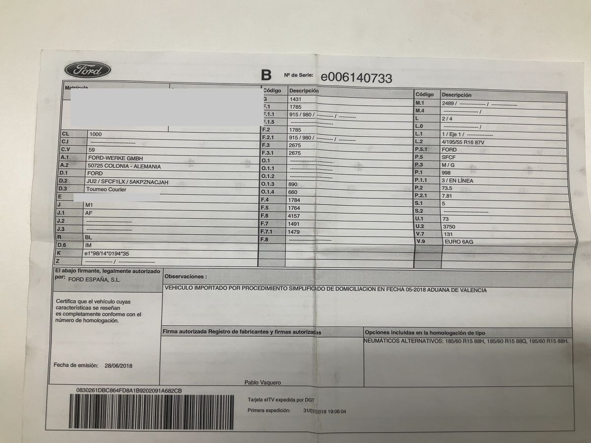 Ford Tourneo d'occasion