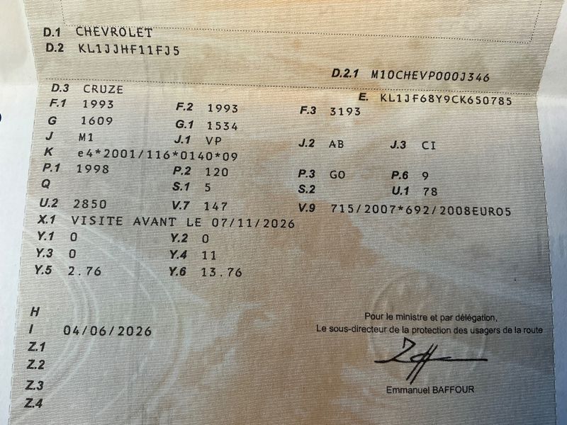 Chevrolet Cruze 2.0 Diesel LTZ — zdjęcie 5
