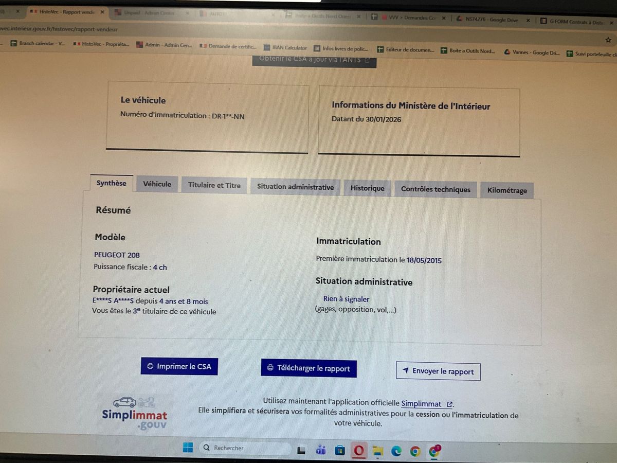 Peugeot 208 d'occasion