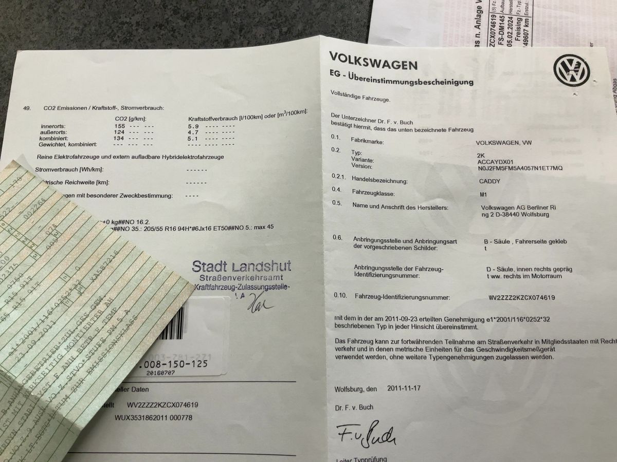 Volkswagen Caddy 1.6 TDI Trendline BlueMotion Tech.