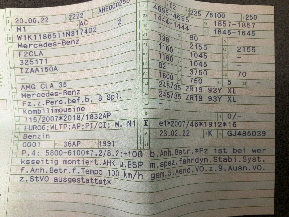 Mercedes-Benz CLA-Klasse CLA 35 Shooting Brake AMG 4Matic