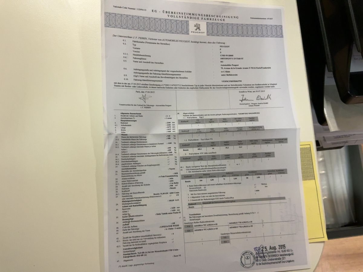 Peugeot 108 1.0 e-VTi Envy