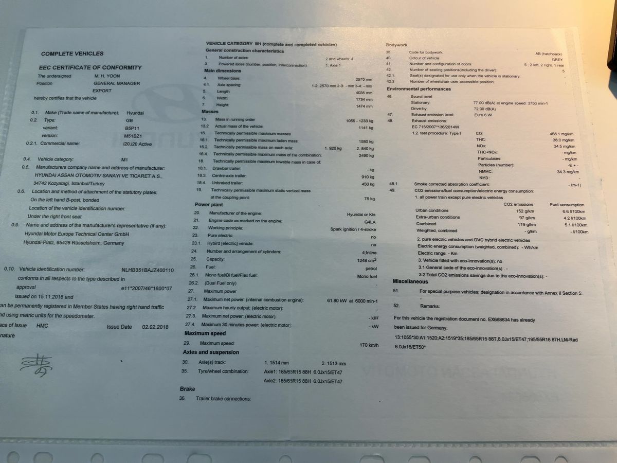 Hyundai i20 d'occasion