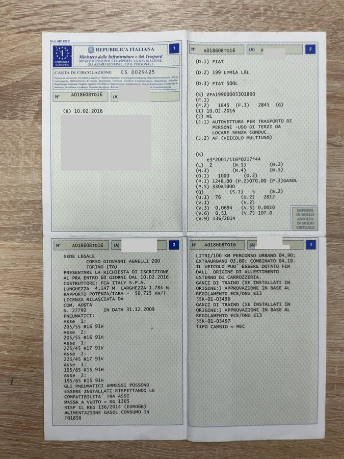 Fiat 500L d'occasion