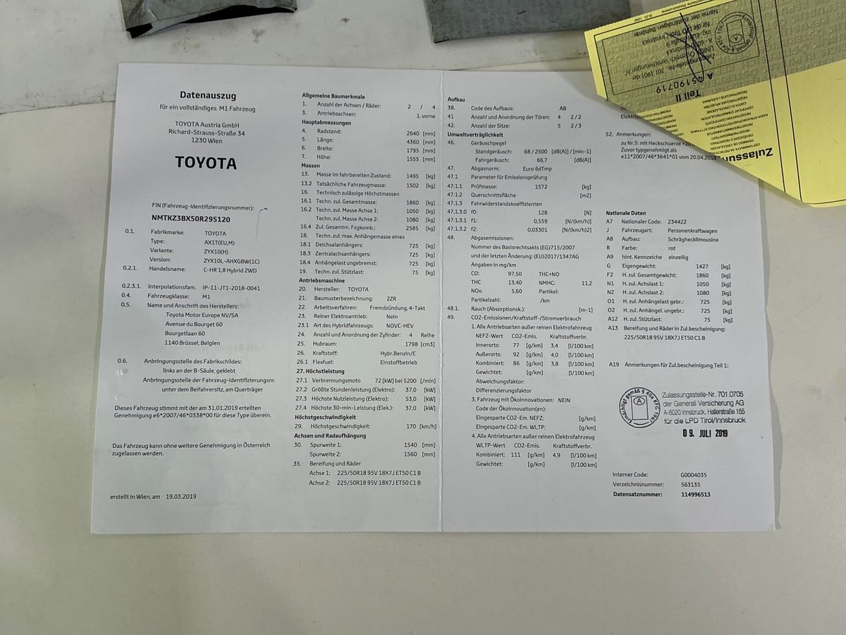 Toyota C-HR d'occasion