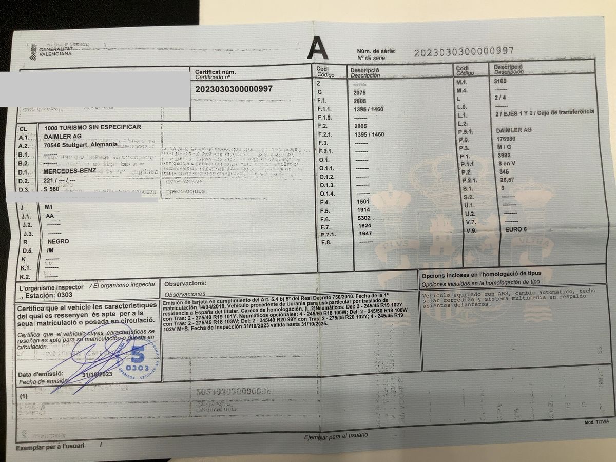 Mercedes-Benz S-Klasse d'occasion