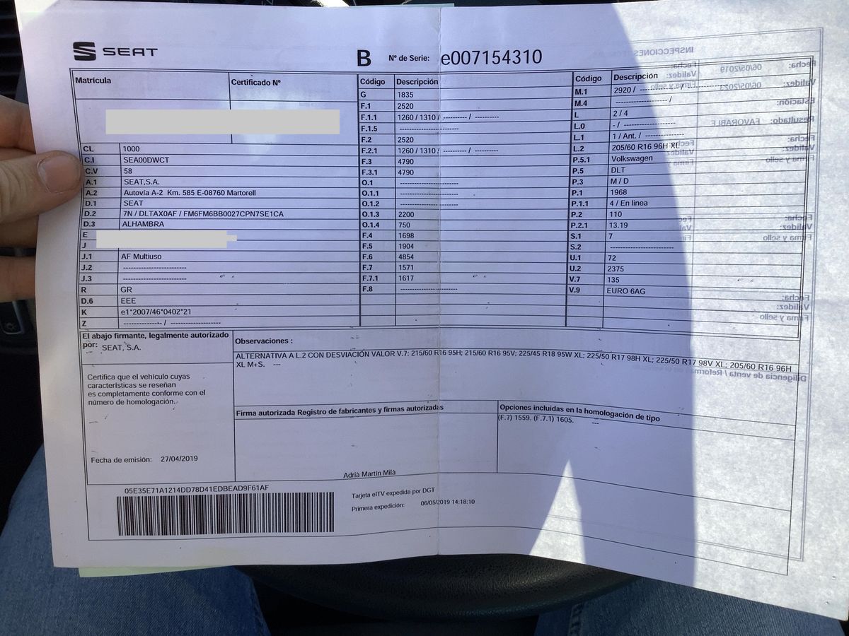 Seat Alhambra d'occasion