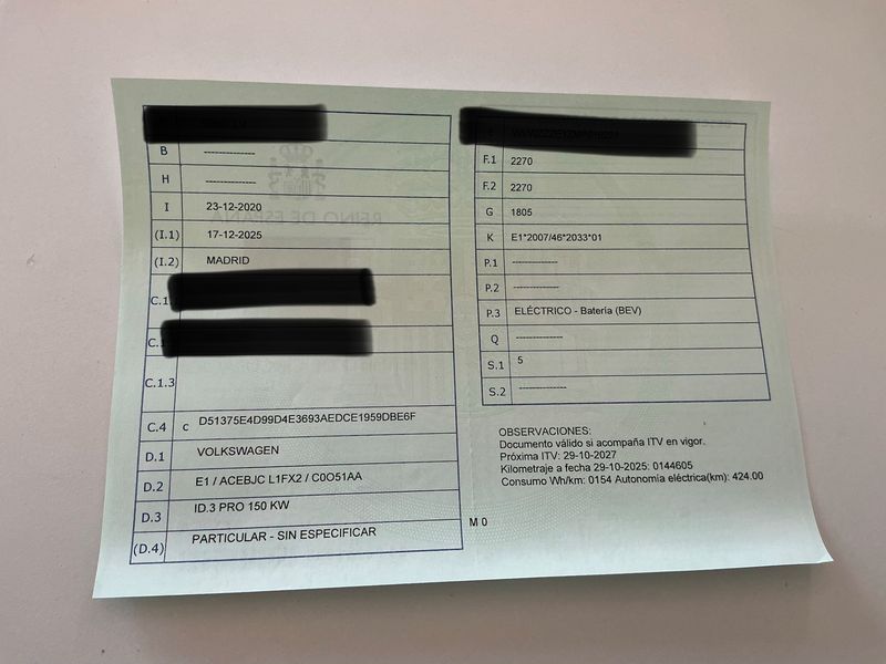 Volkswagen ID.3 electric drive 150 kW Life Pro Performance 2020 – снимка 20