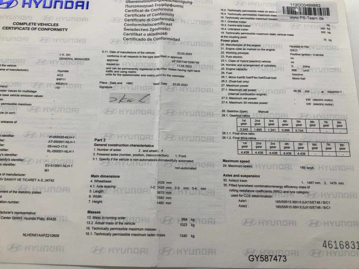 Hyundai i10 d'occasion