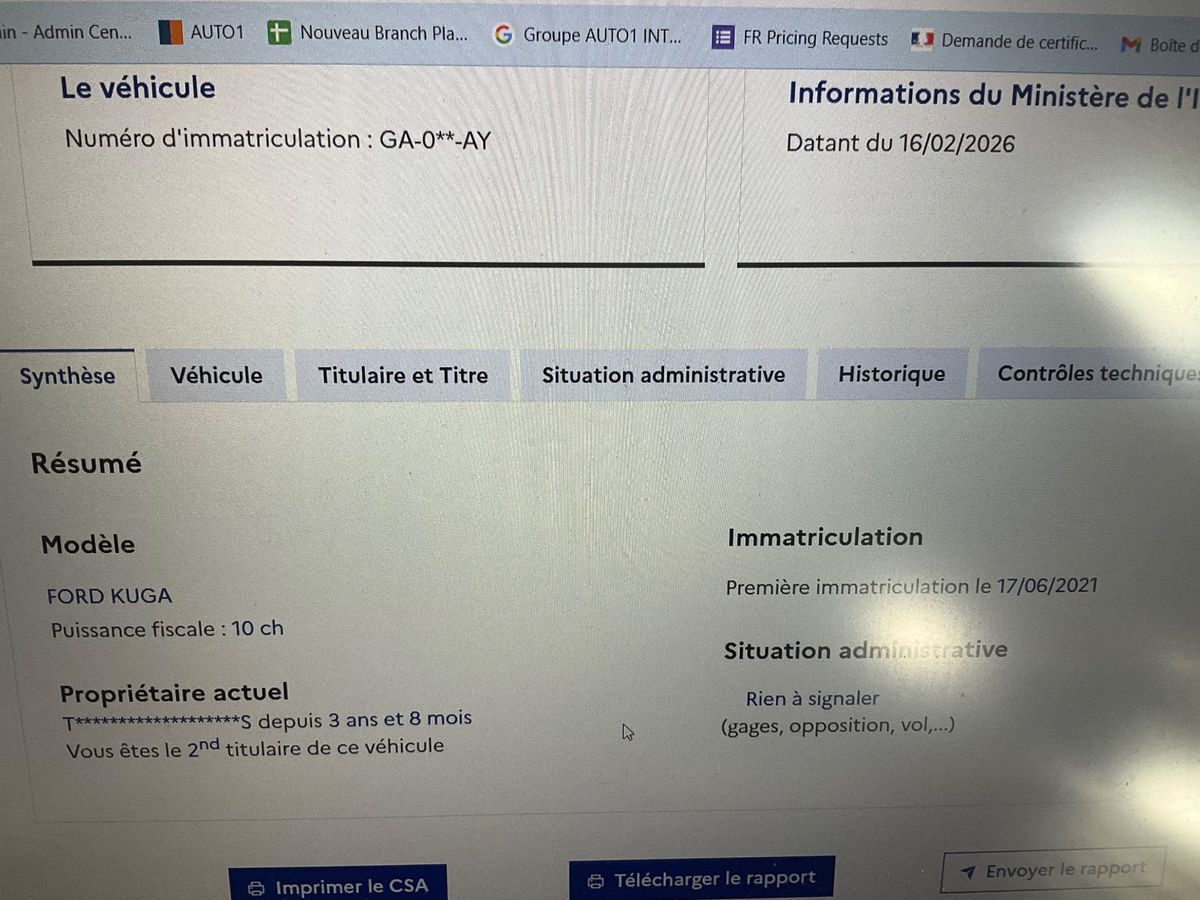 Ford Kuga d'occasion