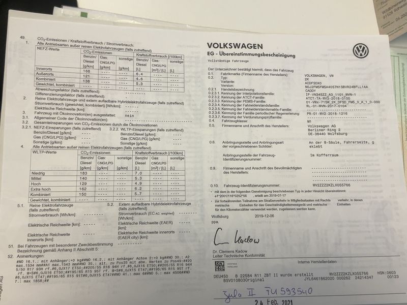 Volkswagen Caddy 2.0 TDI Comfortline BlueMotion Tech — zdjęcie 16