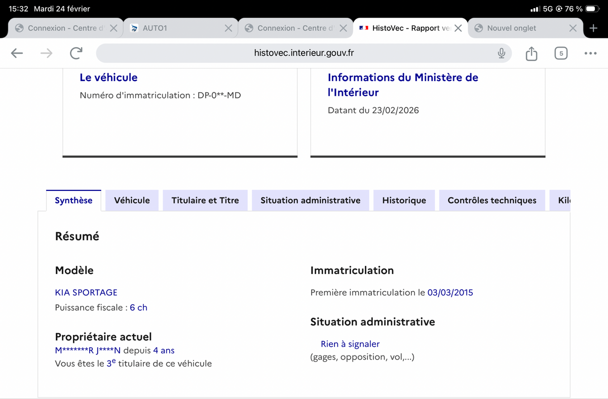 Kia Sportage d'occasion