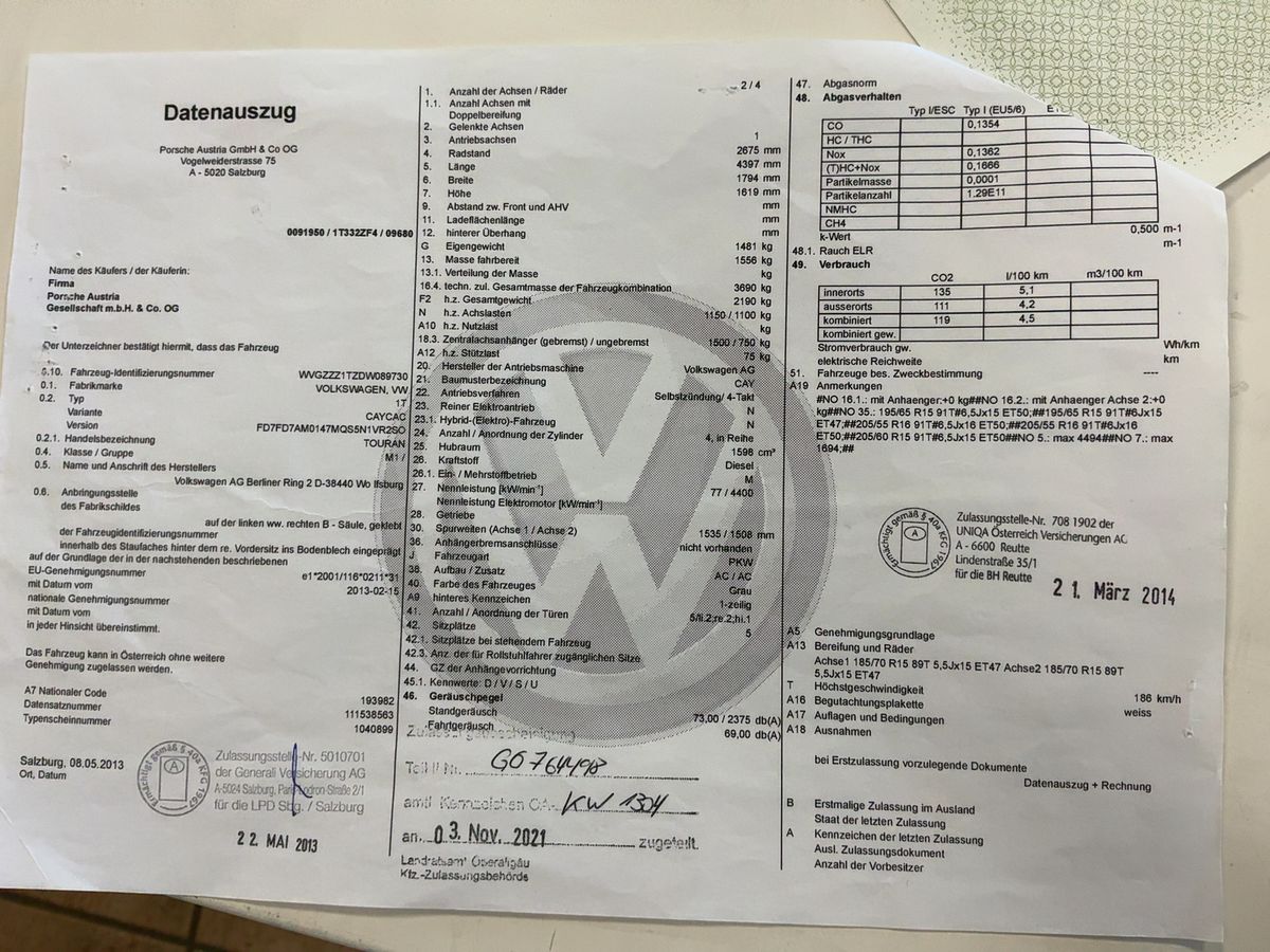 Volkswagen Touran d'occasion