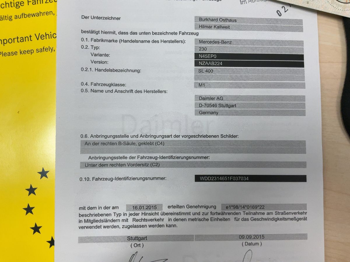 Mercedes-Benz SL-Klasse d'occasion