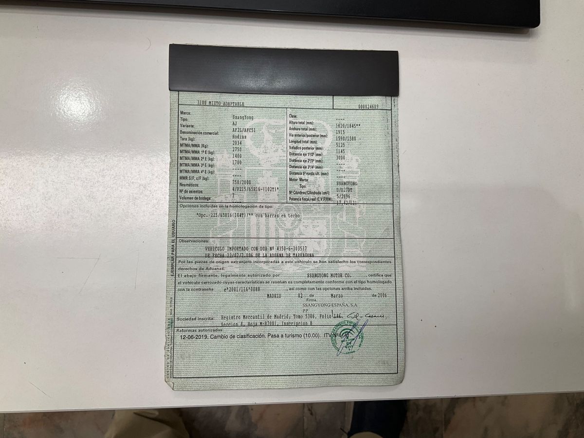 Ssangyong Rodius d'occasion