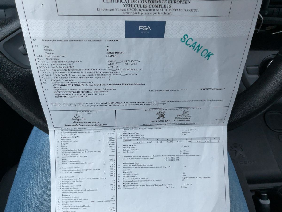 Peugeot Expert d'occasion