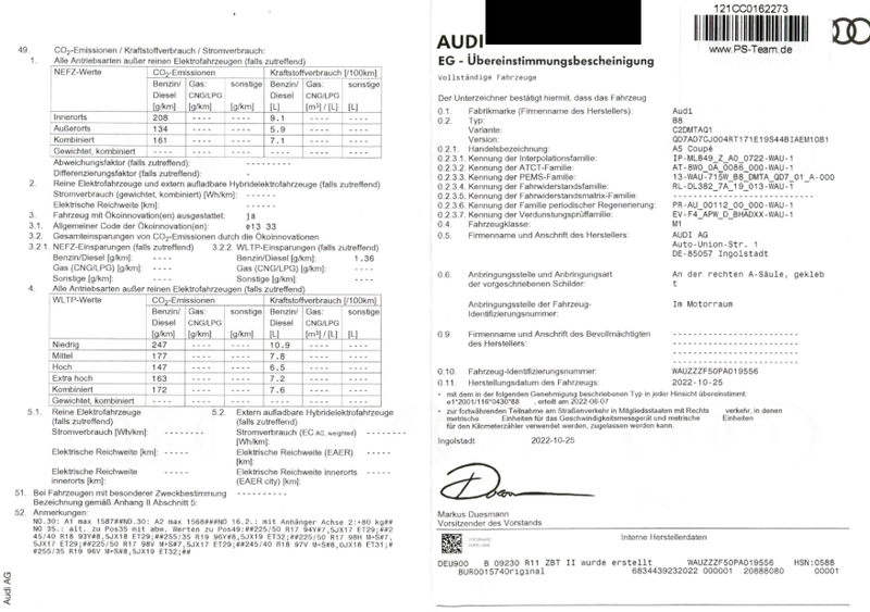 Audi A5 45 TFSI Mild-Hybrid quattro S line — zdjęcie 16