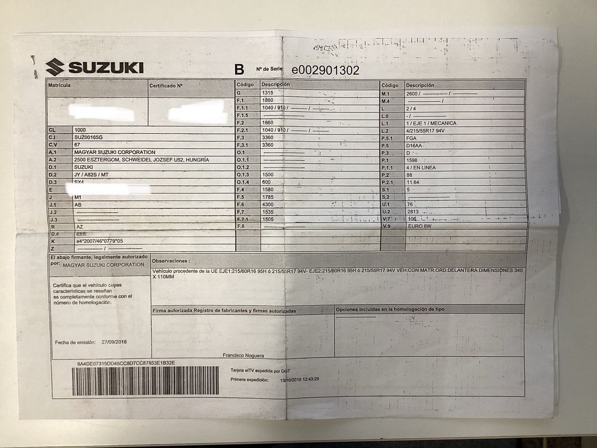 Suzuki SX4 d'occasion