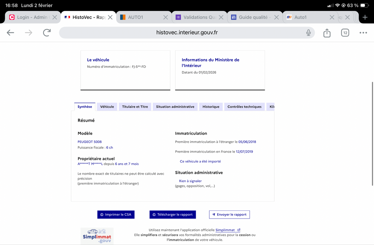 Peugeot 5008 d'occasion