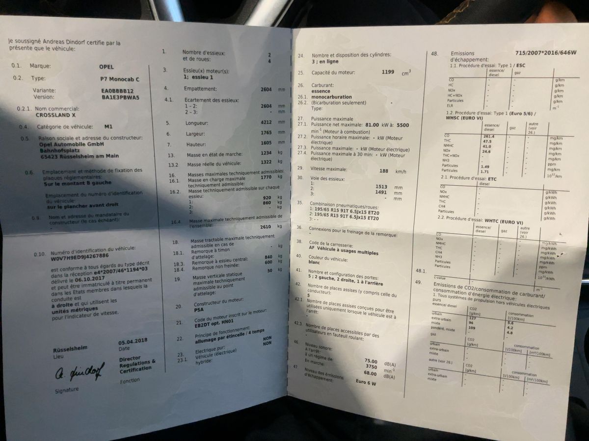 Opel Crossland d'occasion