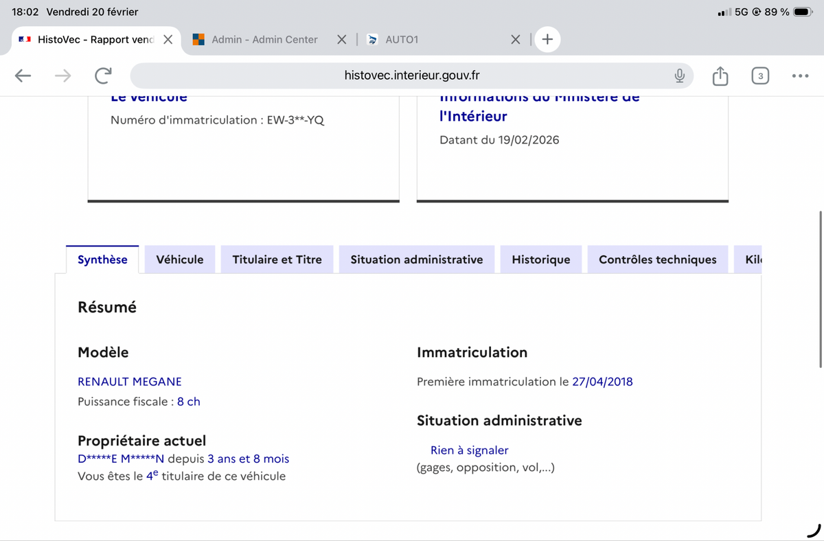 Renault Megane d'occasion