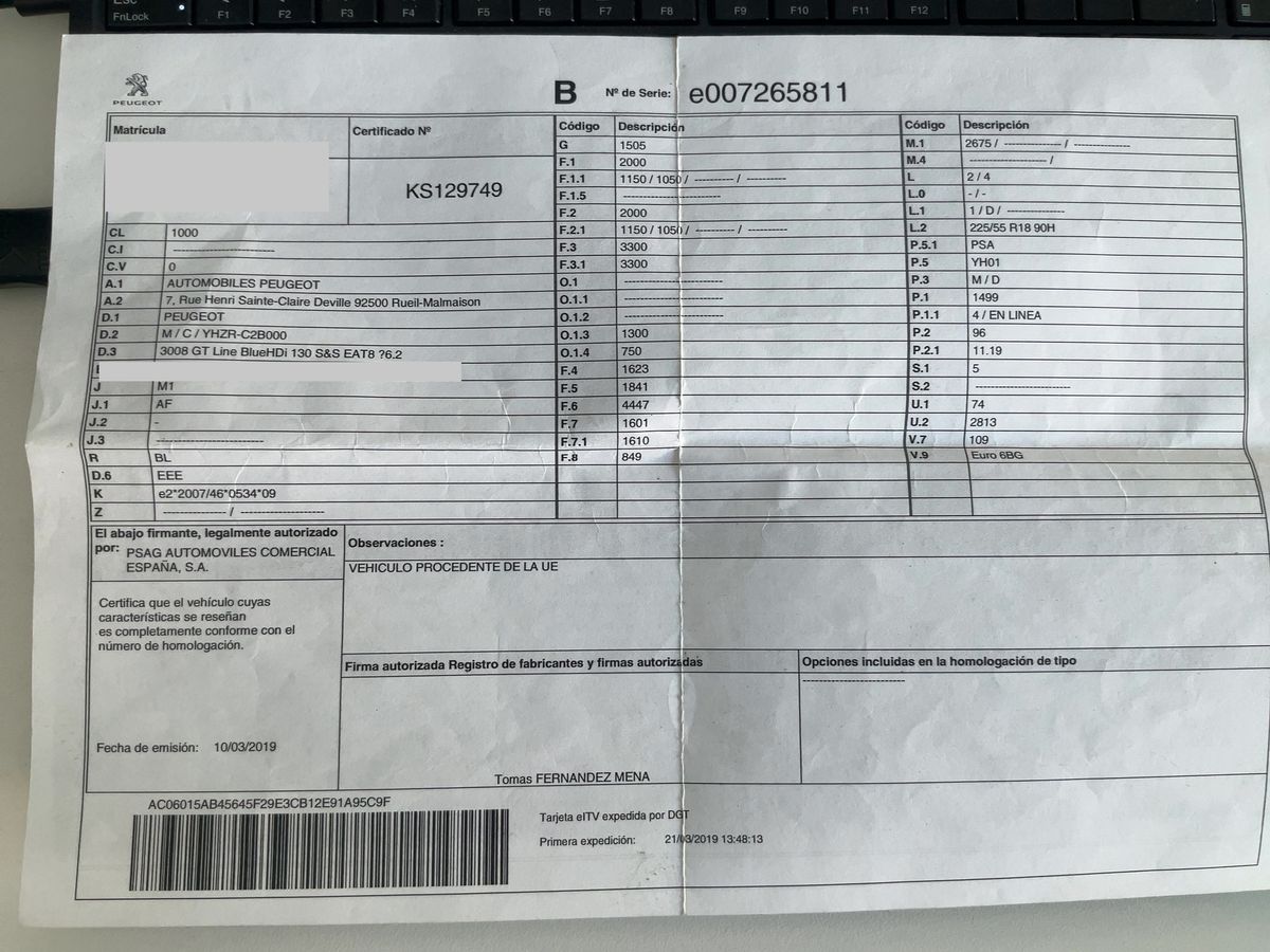 Peugeot 3008 d'occasion