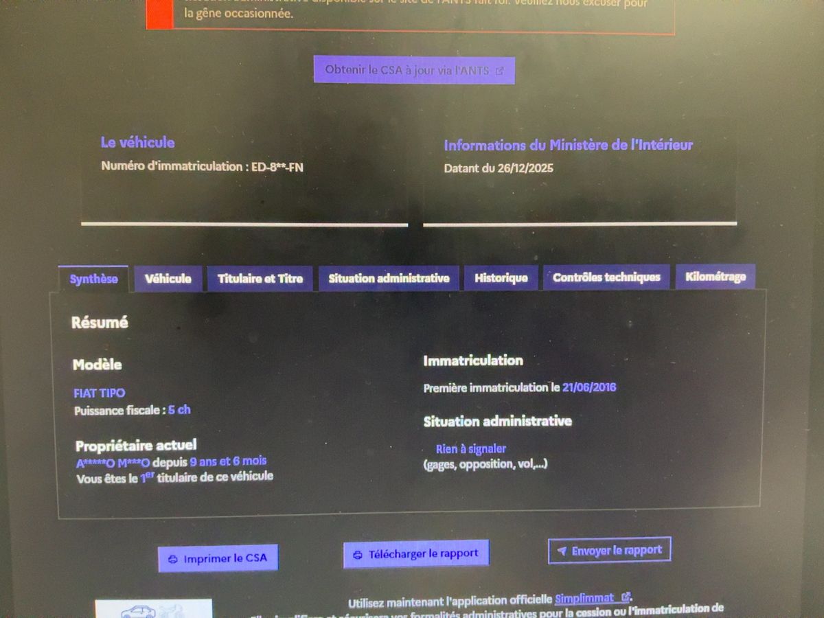 Fiat Tipo d'occasion