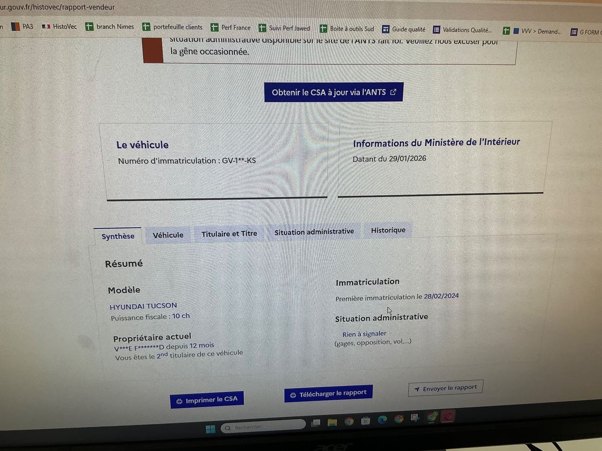 Hyundai Tucson d'occasion