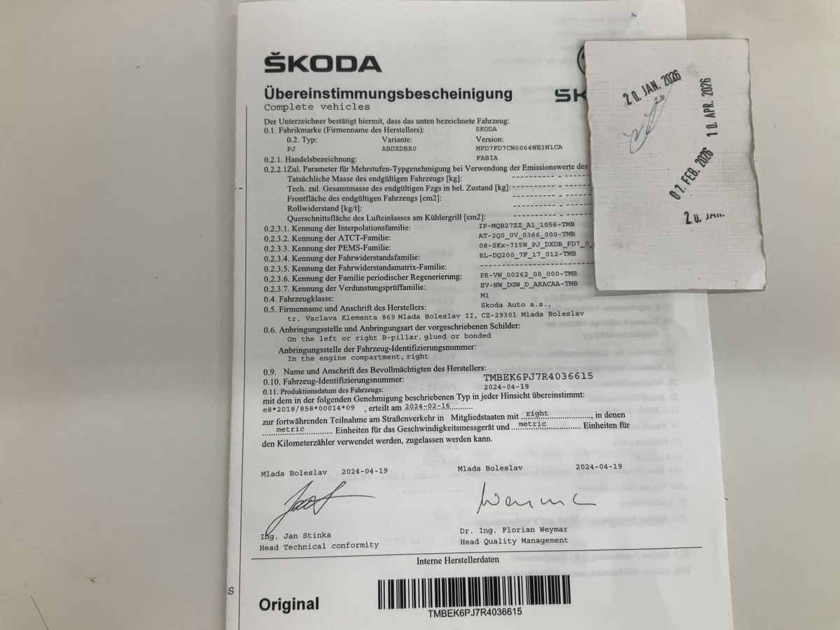 Skoda Fabia d'occasion