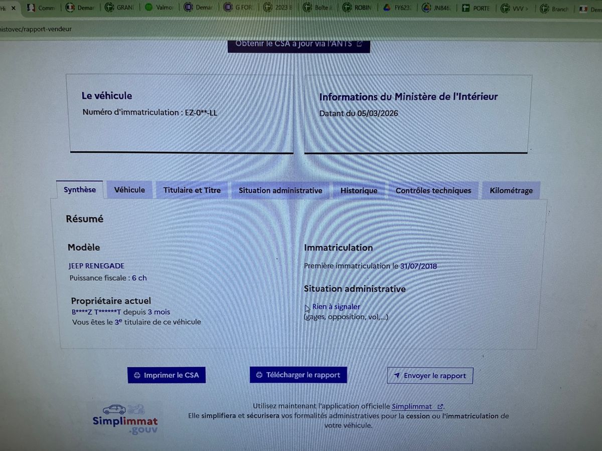 Jeep Renegade d'occasion