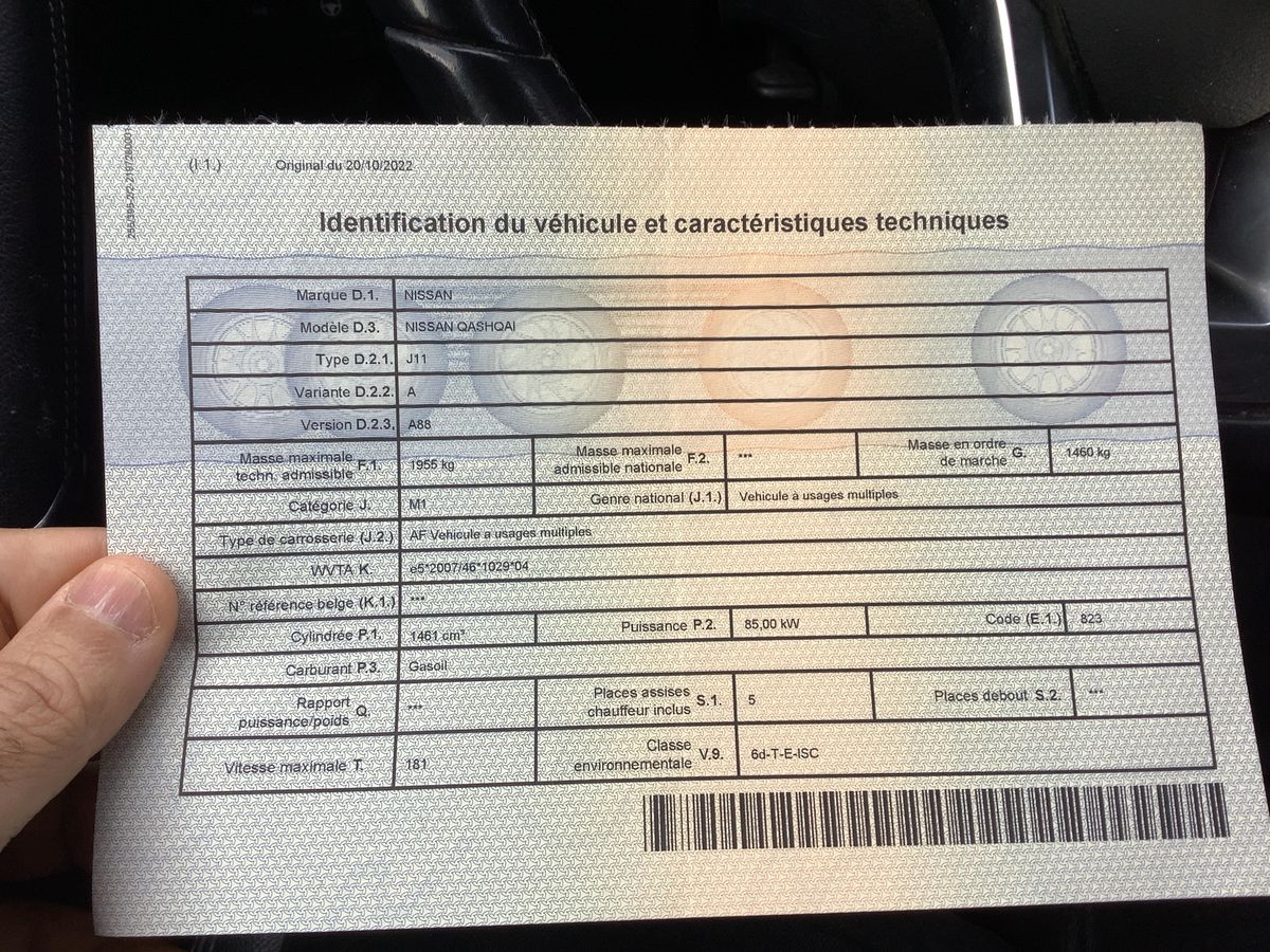 Nissan Qashqai d'occasion