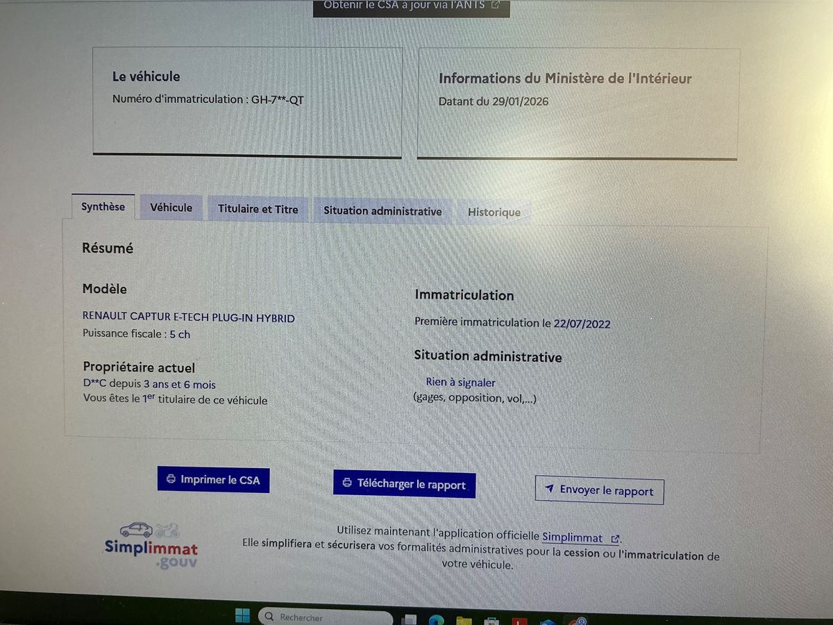 Renault Captur d'occasion