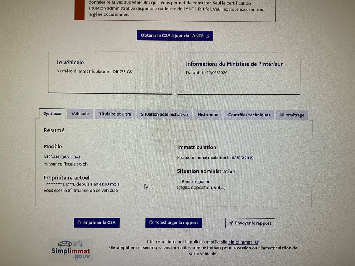 Nissan Qashqai d'occasion