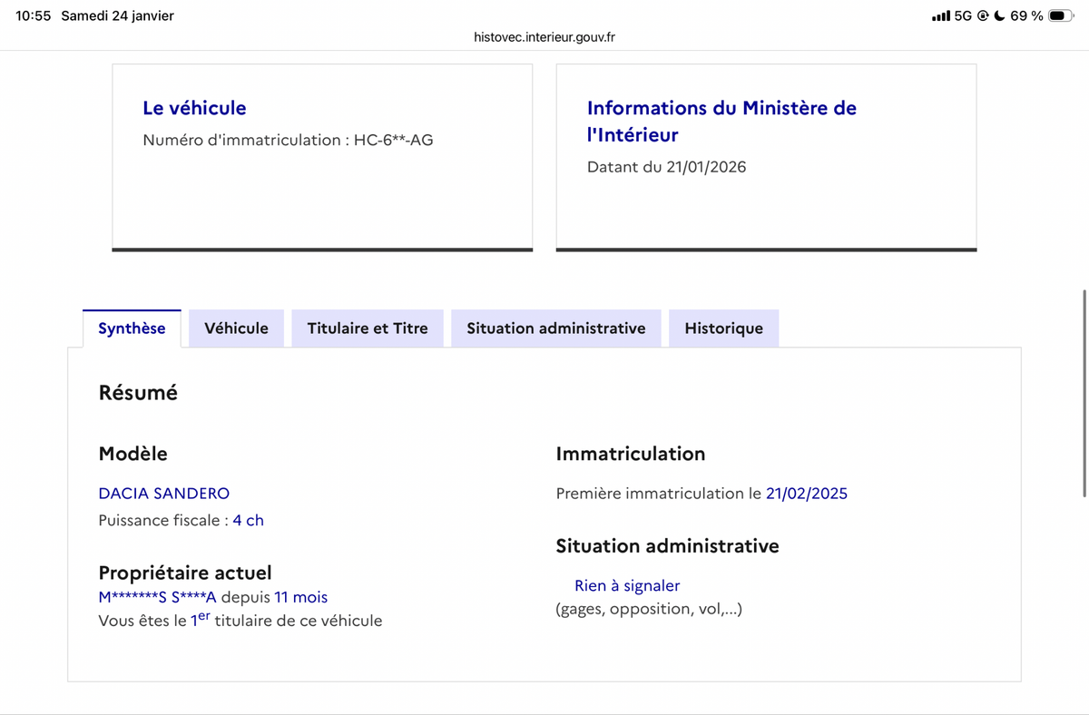 Dacia Sandero d'occasion