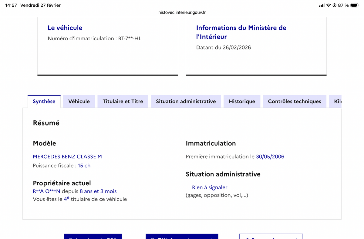 Mercedes-Benz M-Klasse d'occasion