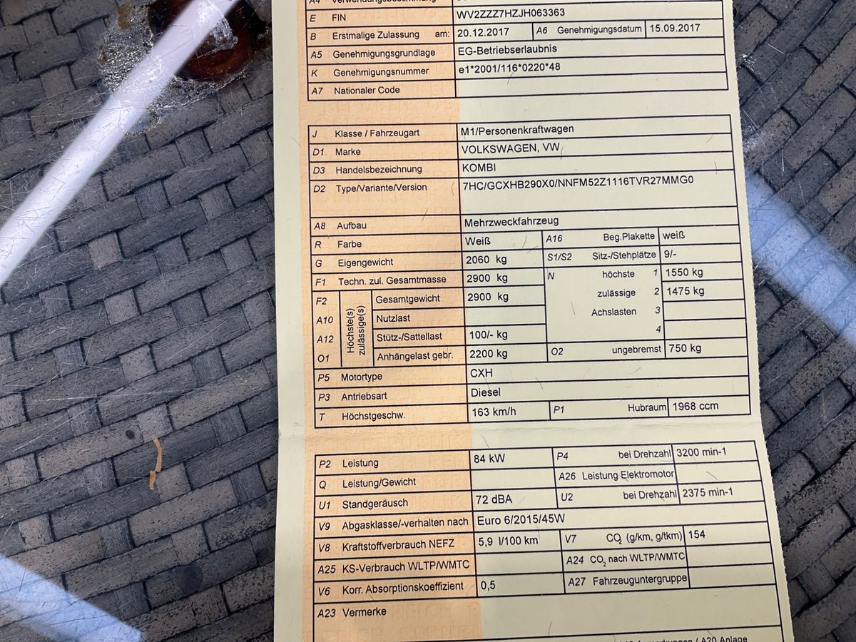 Volkswagen T6 Caravelle 2.0 TDI Trendline