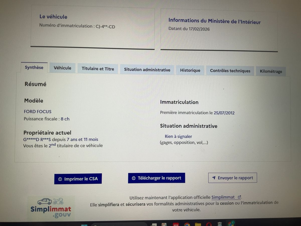 Ford Focus d'occasion