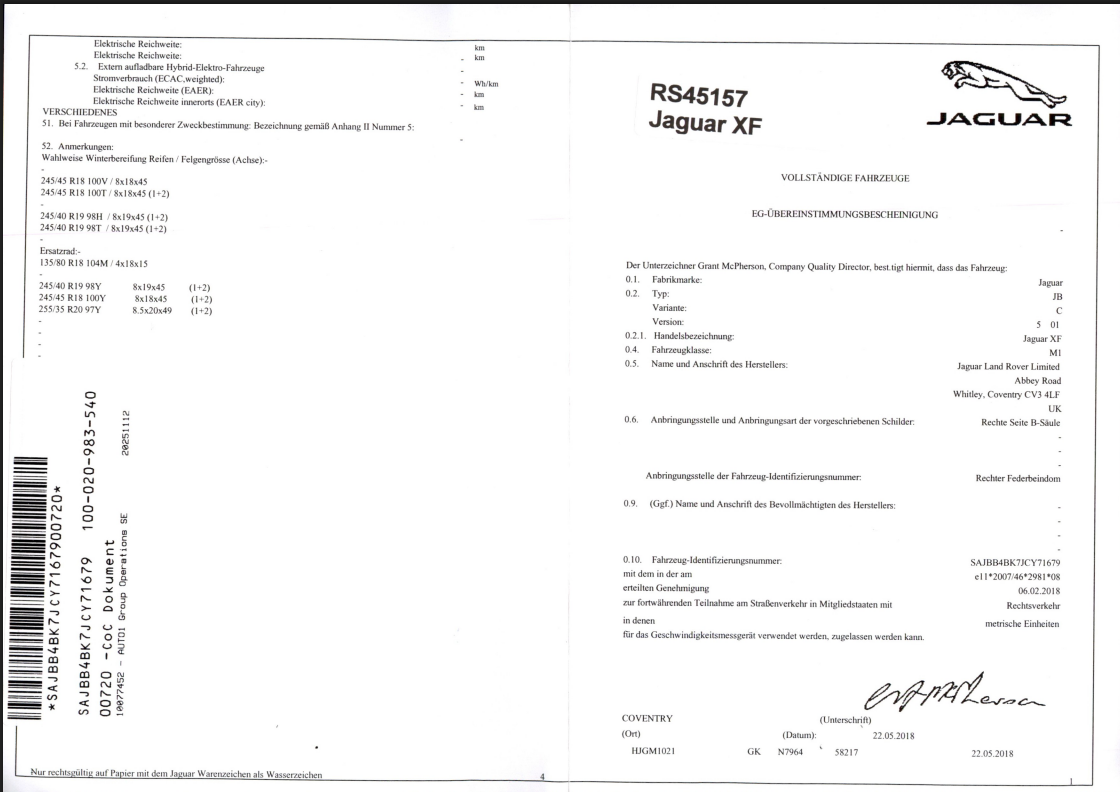 Jaguar XF d'occasion