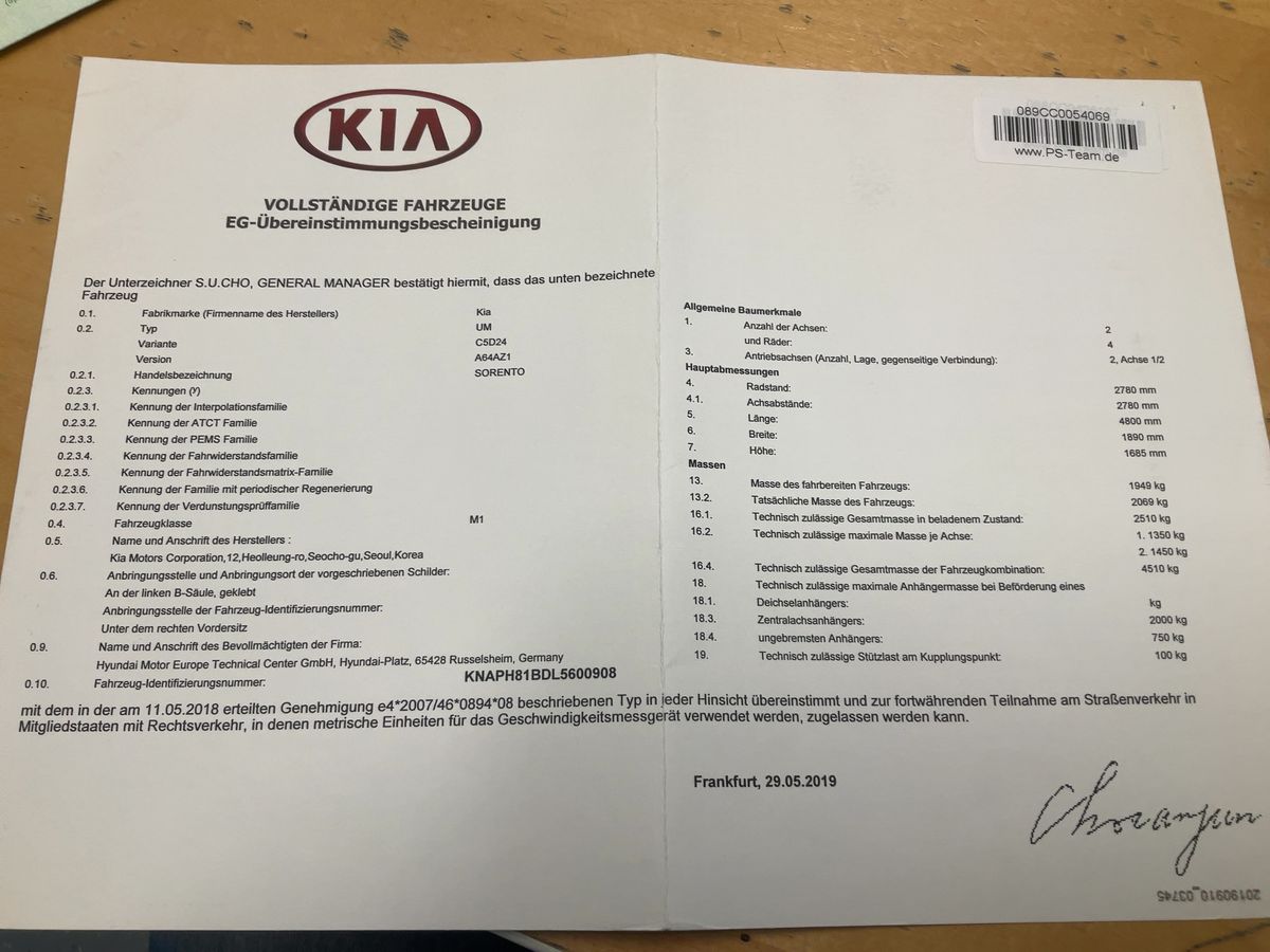 Kia Sorento d'occasion